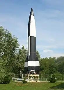 Image 10V-2 Rocket in the Peenemünde Museum (from Space exploration)