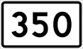 County Road 350 shield