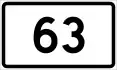 County Road 63 shield