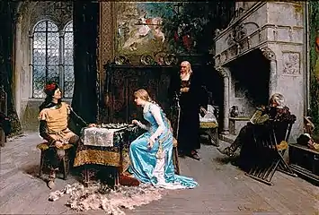 Una partita a scacchi(A Game of Chess), 1881