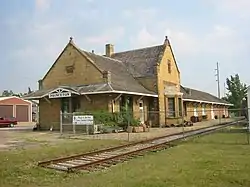 The Great Northern Depot served Princeton on the Great Northern Railway until 1976.