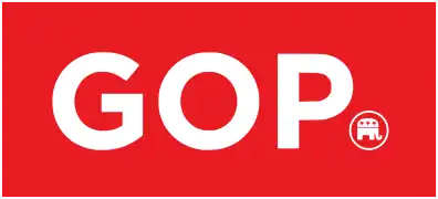 A GOP banner logo, c. 2017