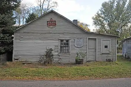 Livery stable and general store, built 1797