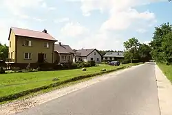 Houses in Grzmiąca