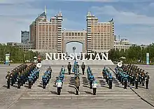 The band and the affiliated honour guard.