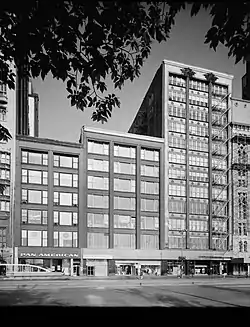 Gage Building (on right)