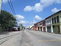 Main road of Gambang town