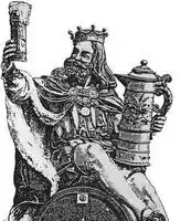 Image 53Gambrinus – king of beer (from History of beer)