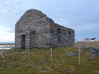 View of the old church (prior to 1900)