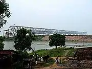 Under-construction view of JP setu