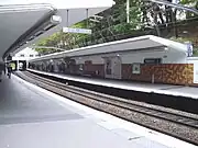 Platform to the south, note the tunnel under the RD 920