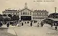 Amiens station, at the beginning of the 20th century, and thus before its rebuilding by Auguste Perret.