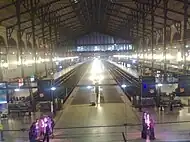 Image 12Empty Gare du Nord train station during the November 2007 strikes in France.