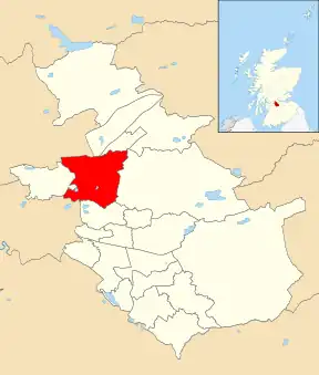 Location of the ward