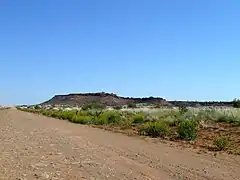 Mount Tietkens on the north side of Gary Junction Road