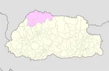 Gasa District is located in Gasa District