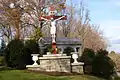 The shrine near the grave of Babe Ruth