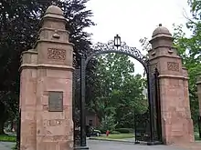 Fidelia Nash Field Gate, Mount Holyoke College, South Hadley, Massachusetts, 1912.