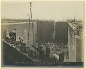 Gatun Upper Locks, March 12, 1912