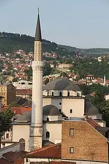 Image 49Gazi Husrev-beg Mosque in Sarajevo, dating from 1531 (from Bosnia and Herzegovina)