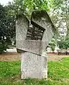 Memorial stone for Klausener and Leo Statz in Leo-Statz-Platz in Unterbilk, Düsseldorf