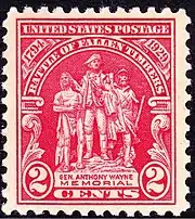 Battle of Fallen Timbers, commemorative issue of 1928, 2¢