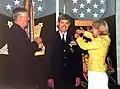 General Norton Schwartz received his Fourth-Star, pinned by Chairman of the Joint Chiefs of Staff General Richard B. Myers and his wife Susie Schwartz at The Pentagon, September 2005.