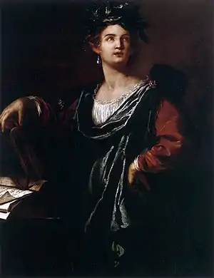 Clio, the Muse of History (1632) by Artemisia Gentileschi.