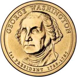 Obverse of the 2007 $1 coin