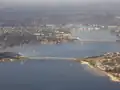 Captain Cook Bridge in the foreground, and Tom Uglys Bridge behind