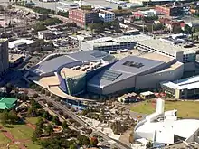 Aerial view of the facility