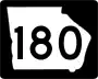 State Route 180 marker