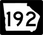 State Route 192 marker