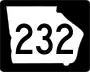 State Route 232 marker