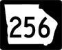 State Route 256 marker