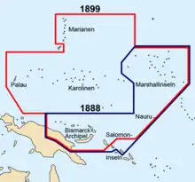 Image 46German New Guinea before and after the German-Spanish treaty of 1899 (from Micronesia)