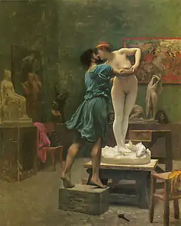 Pygmalion and Galatea, the frontal views, c. 1890.