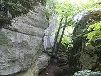 The Gespaltener Fels on the Schafberg