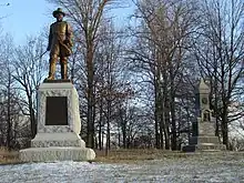 General Alexander Hays (c. 1914), Gettysburg Battlefield, Gettysburg, Pennsylvania.