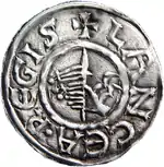 Image 16The first Hungarian coin, minted by Duke Géza circa the end of the 970s. (from History of Hungary)