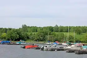 Marina with boats