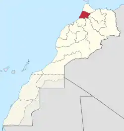 Location in Morocco