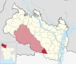 Location of Ghoraghat