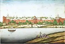 View of the Red Fort, from Sketches of The Delhee Palace & Delhee, 1854