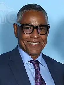 Giancarlo Esposito at the 2021 GalaxyCon in Raleigh, North Carolina.