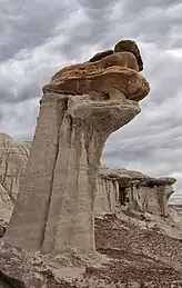 Giant hoodoo at Ah-Shi-Sle-Pah