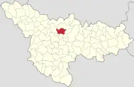 Location in Timiș County