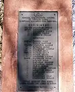 List of the 9th Infantry Regiment's officers and soldiers killed at Giedraičiai