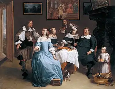 Gillis van Tilborgh, Elegant Company, between 1655 and 1675