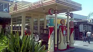 Gilmore Oil Co. gasoline station